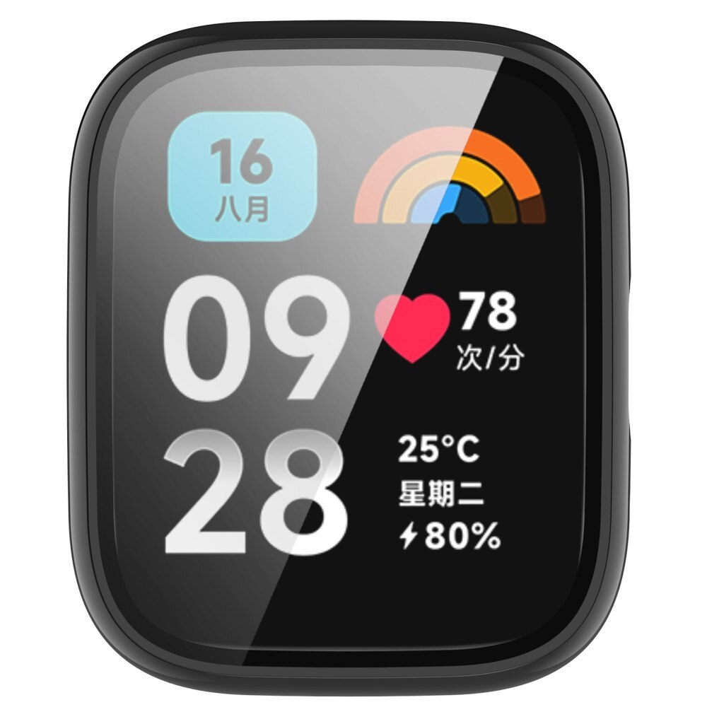 Full Cover CaseXiaomi Redmi Watch 3 Active, Noir