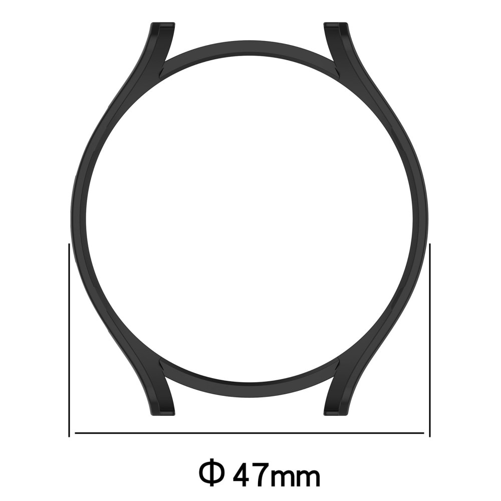 Coque rigide Samsung Galaxy Watch 6 44mm, Transparent