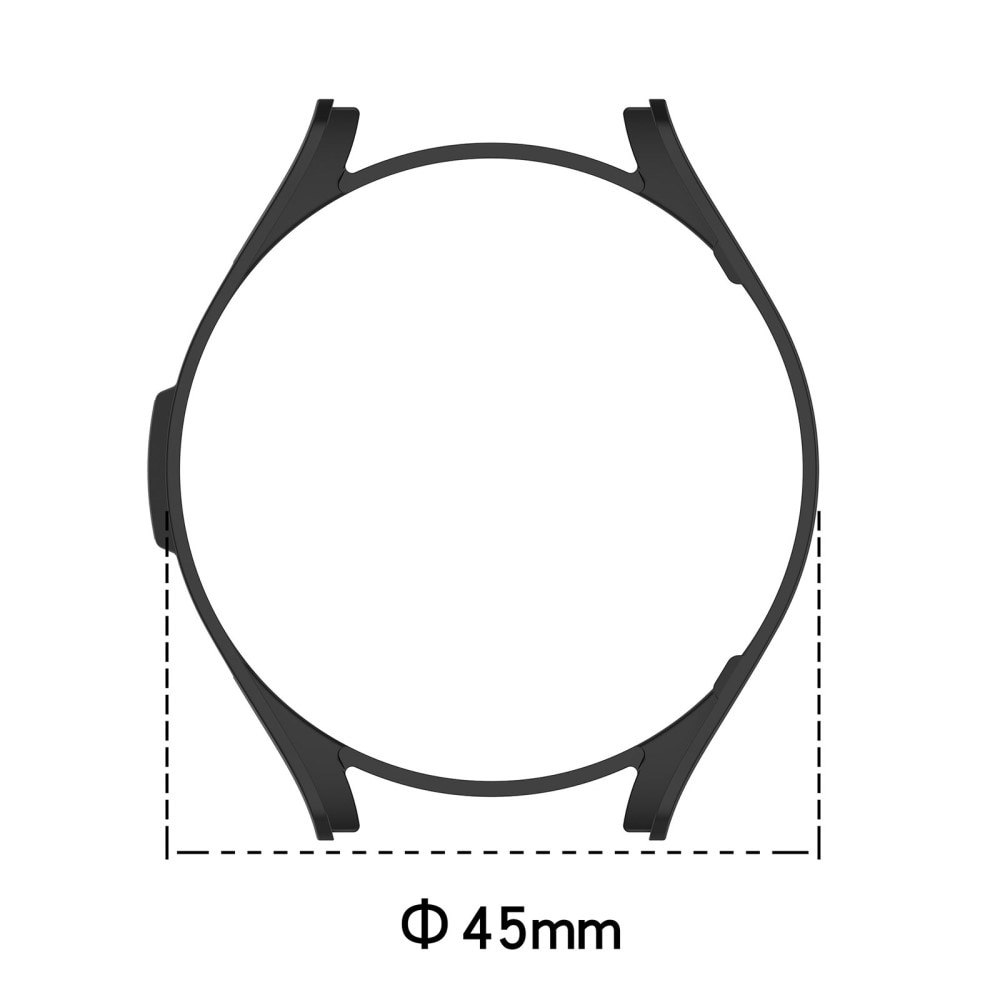 Coque rigide Samsung Galaxy Watch 6 Classic 43mm, Noir