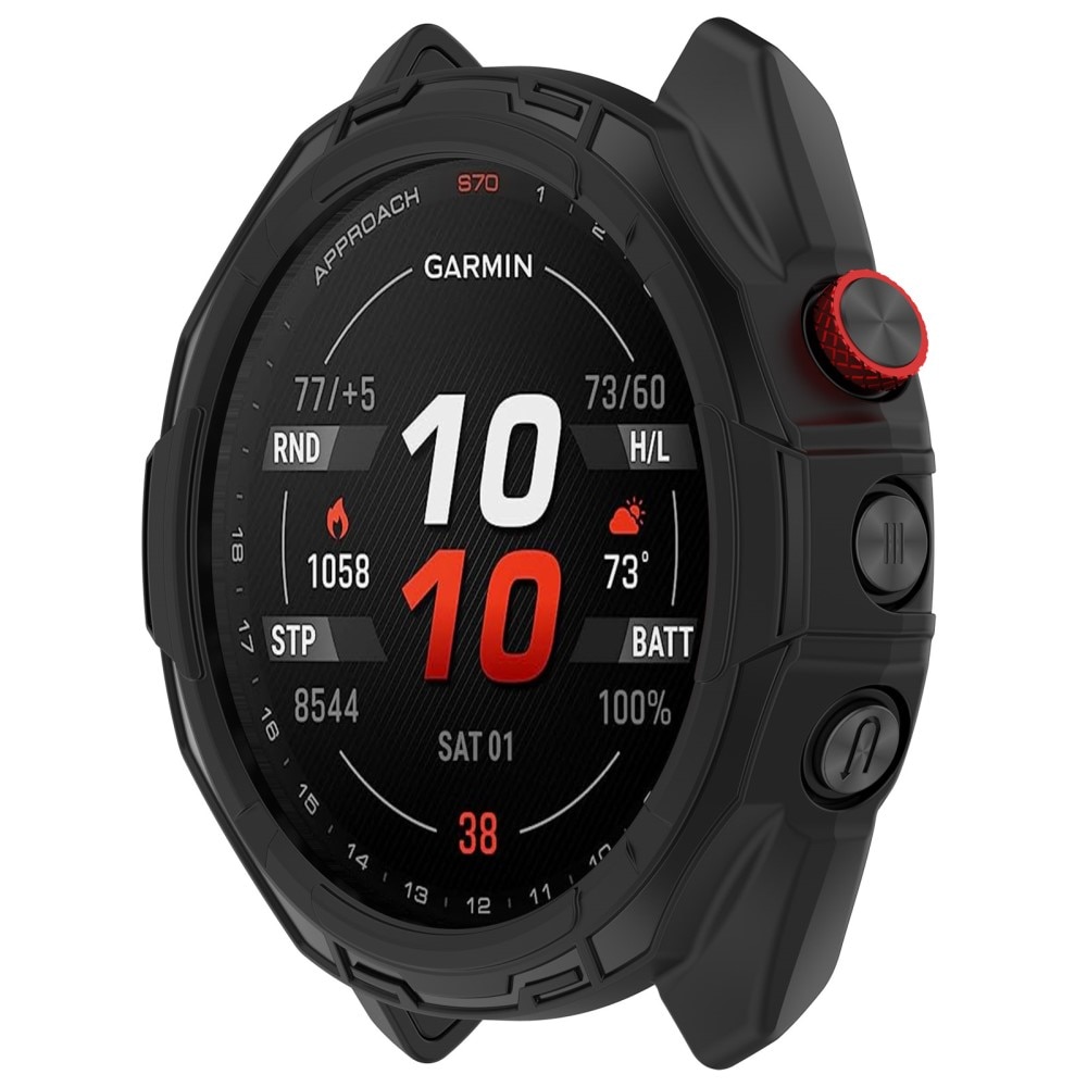 Coque TPU Garmin Approach S70 47mm, noir