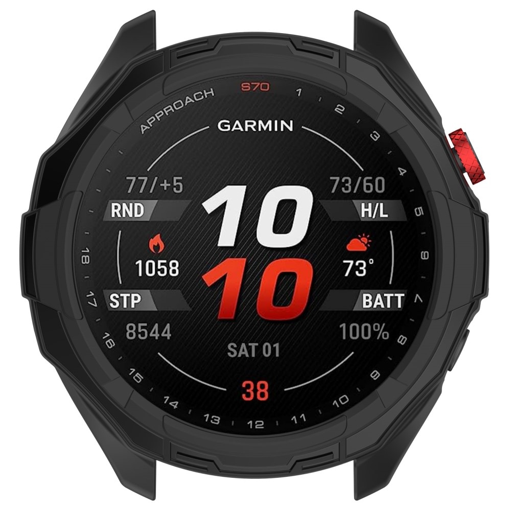 Coque TPU Garmin Approach S70 47mm, noir