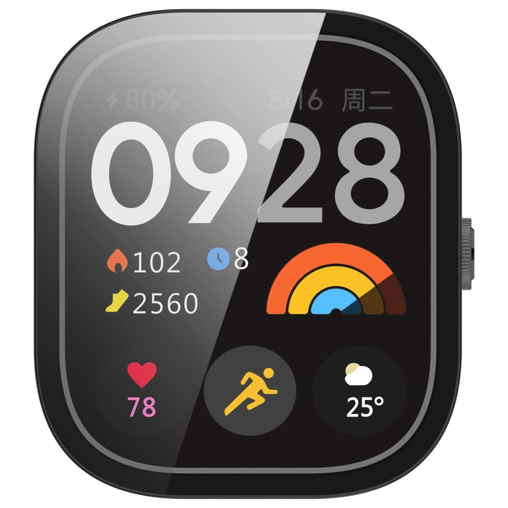 Full Cover CaseXiaomi Redmi Watch 4, Noir