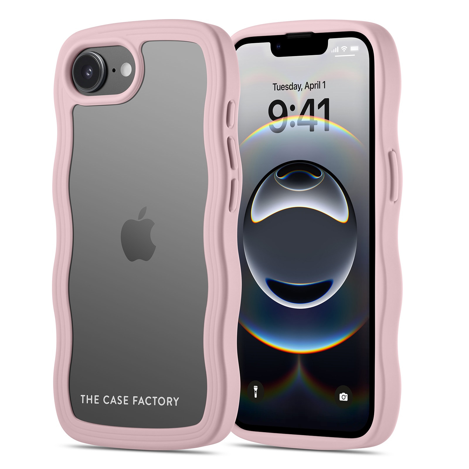 The Wave Case iPhone 16e, Rose