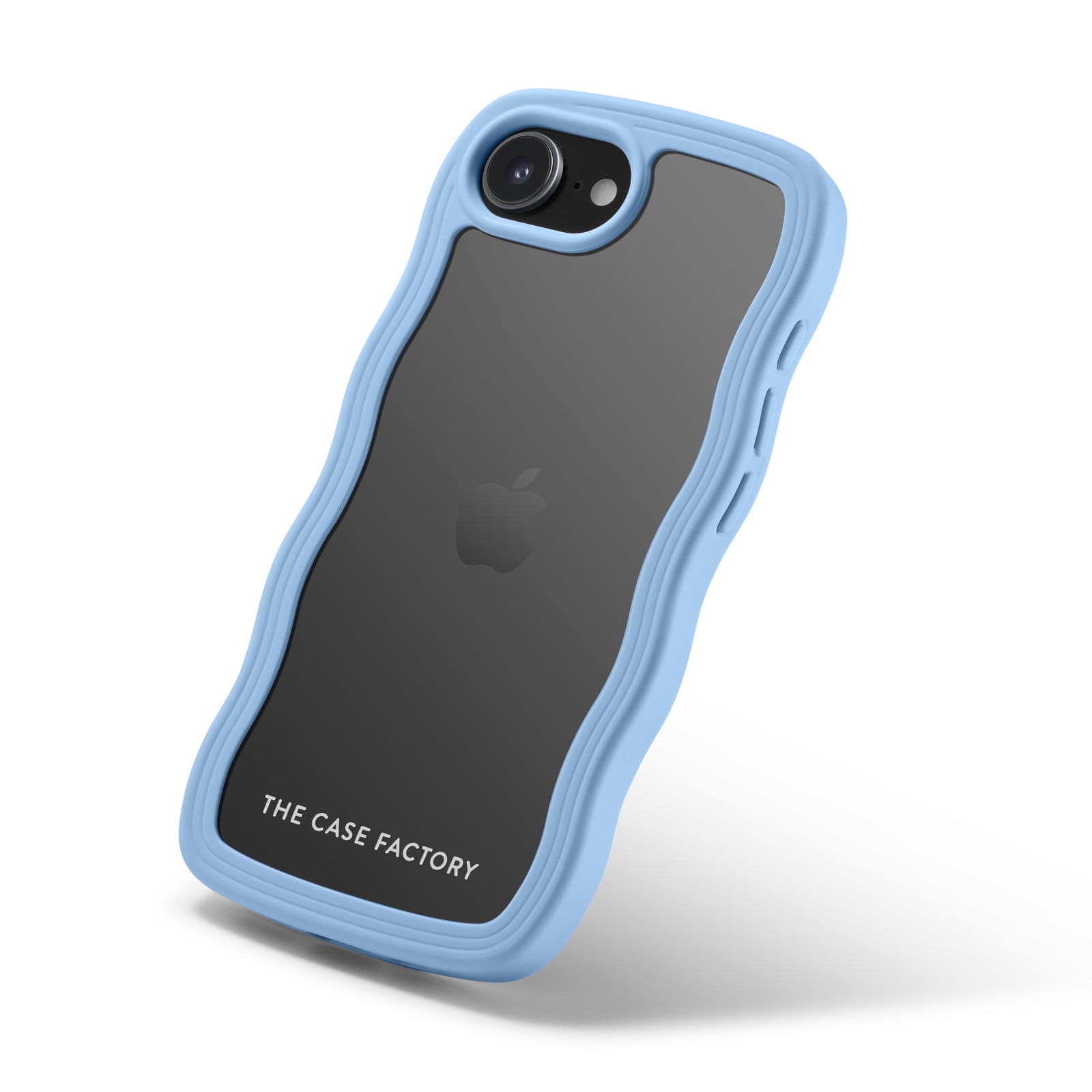 The Wave Case iPhone 16e, Bleu