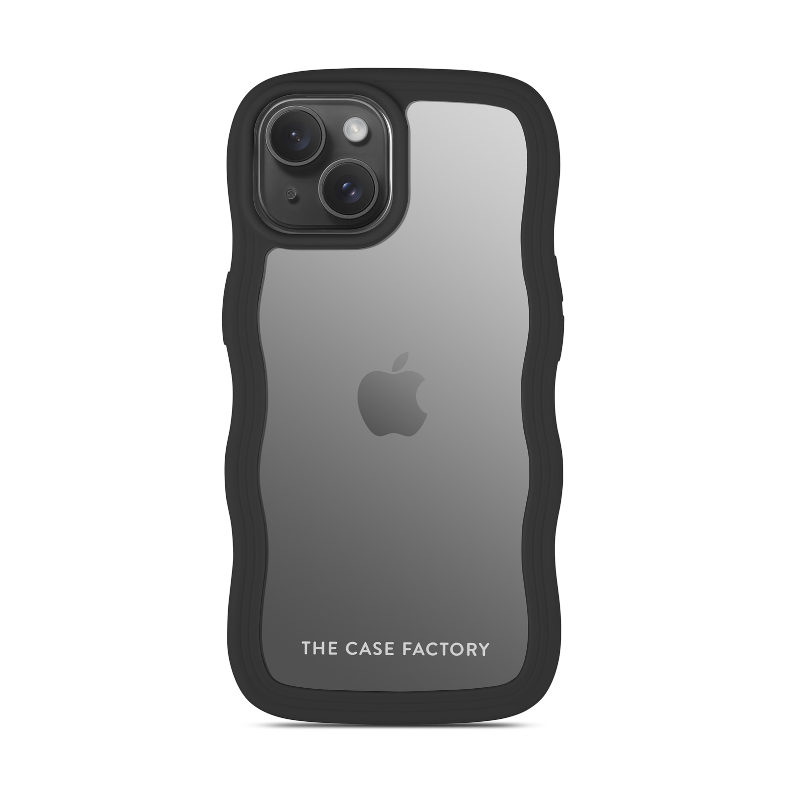 The Wave Case iPhone 15, Noir