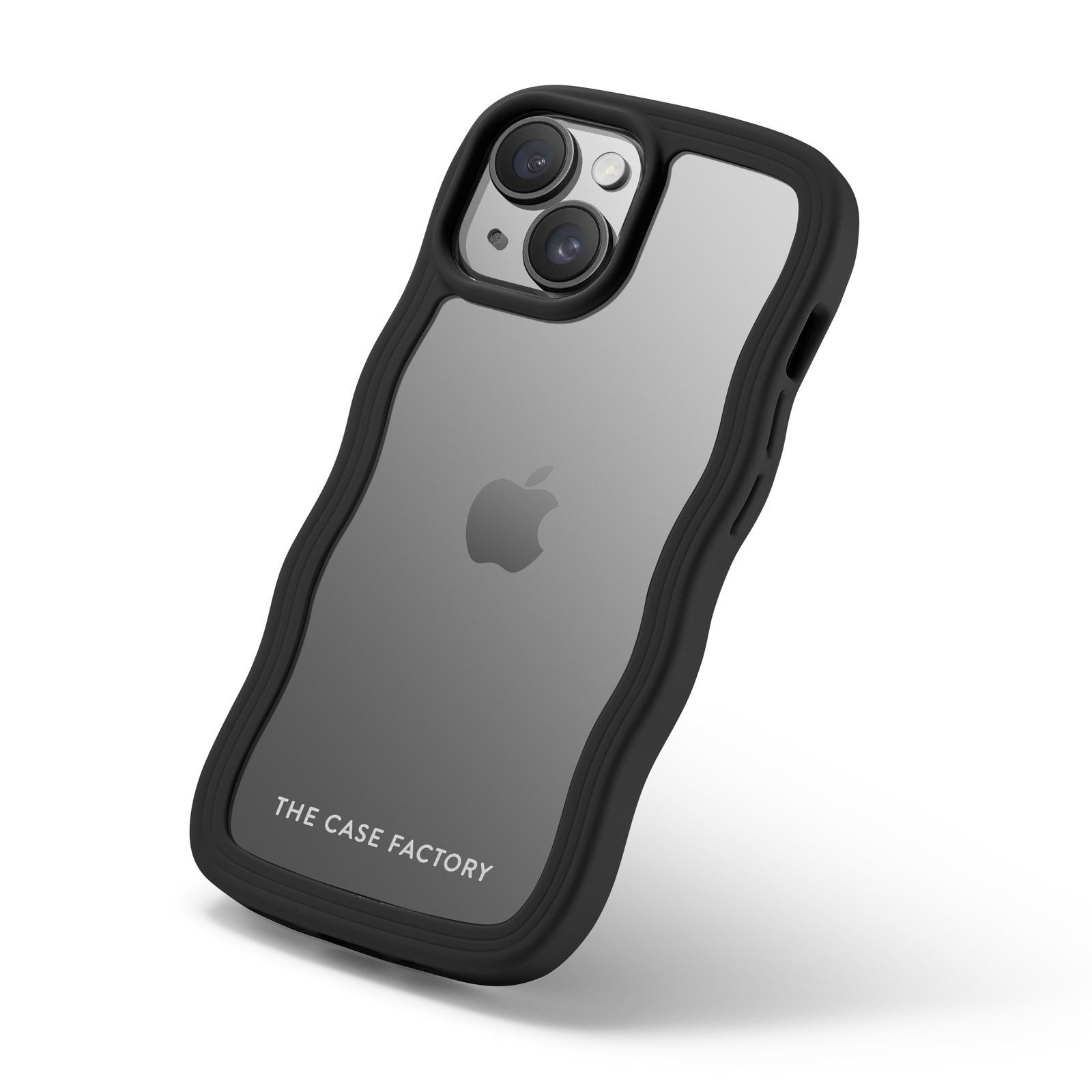 The Wave Case iPhone 15, Noir