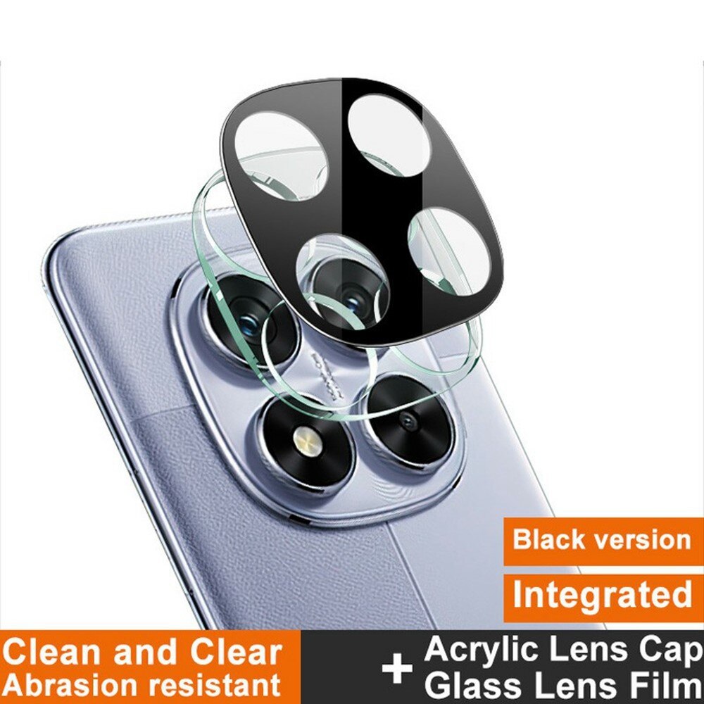 Protecteur de lentille en verre trempé 0,2 mm Xiaomi Redmi Note 14 Pro, Noir