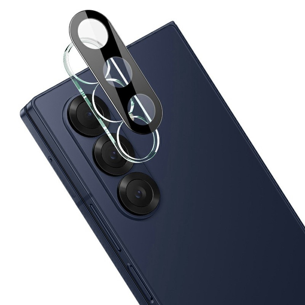 Protecteur de lentille en verre trempé 0,2 mm Samsung Galaxy Z Fold 7, Noir