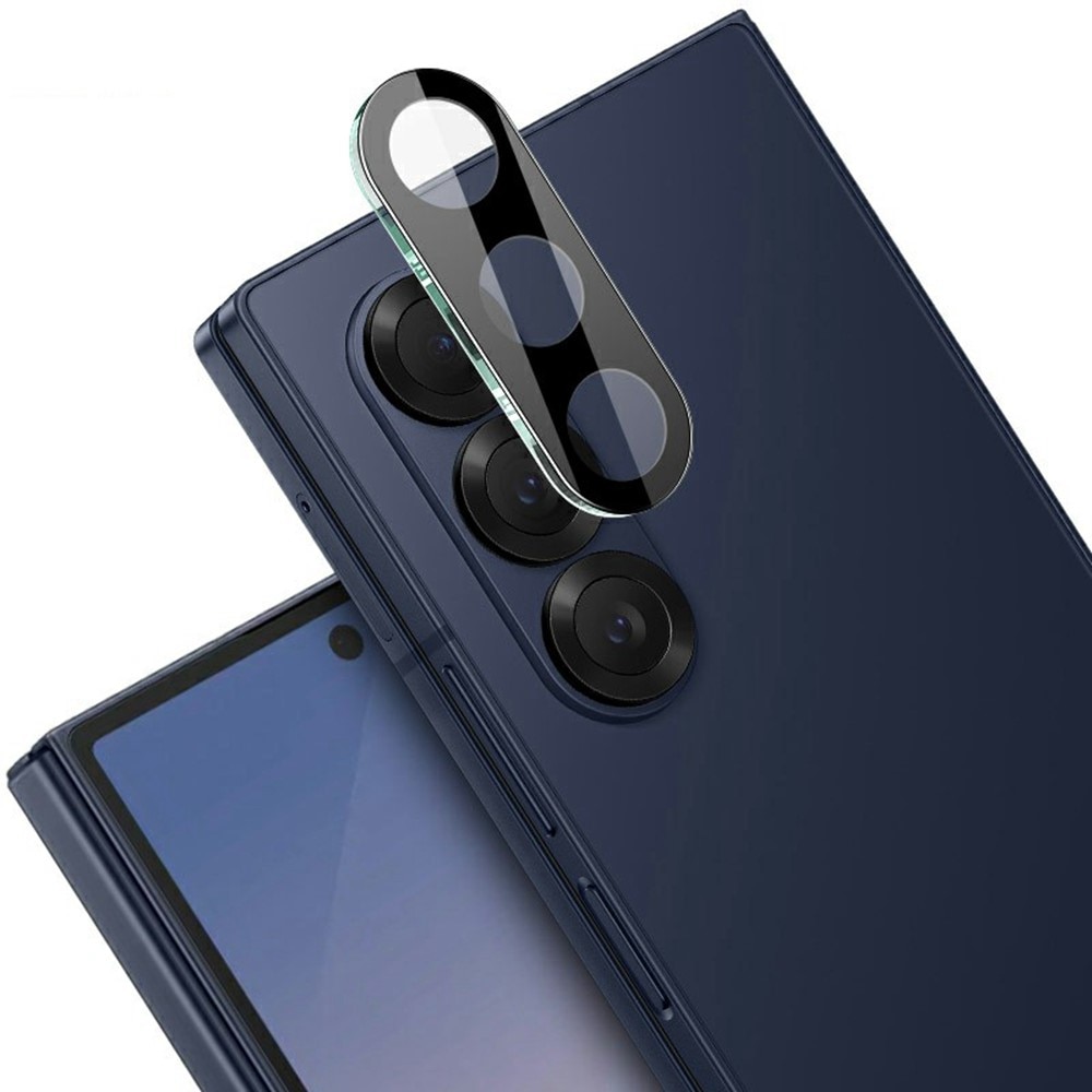 Protecteur de lentille en verre trempé 0,2 mm Samsung Galaxy Z Fold 7, Noir