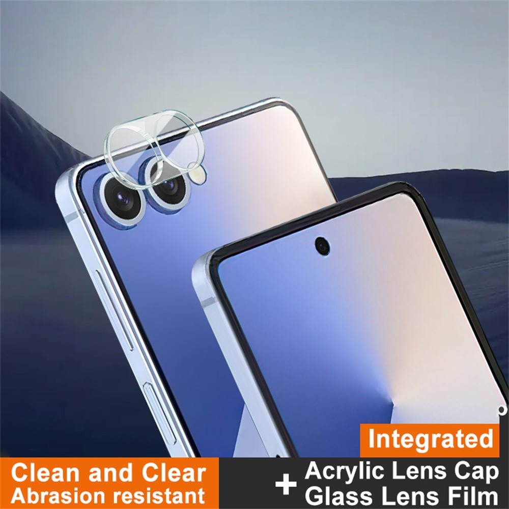 Protecteur de lentille en verre trempé 0,2 mm Samsung Galaxy Z Flip 7, Transparent
