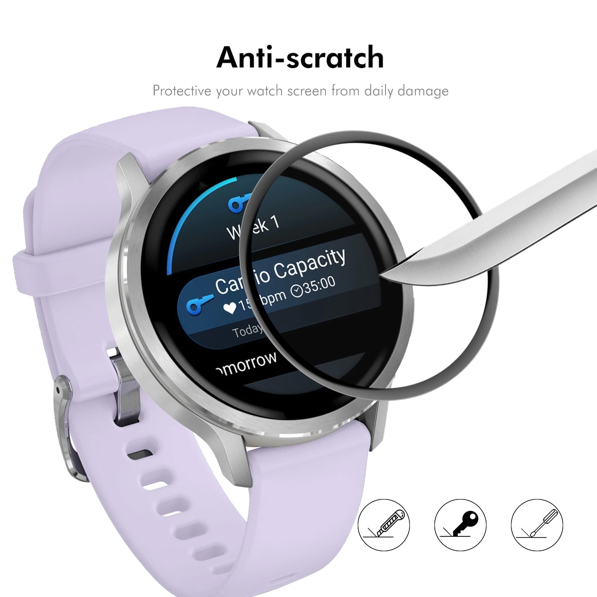 Protecteur d'écran plexiglas Garmin Venu 4 41mm