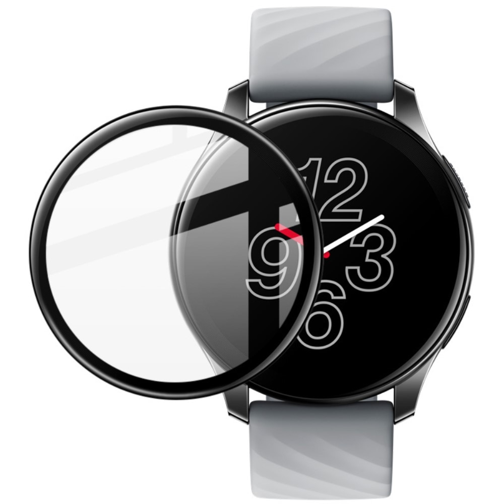 Protecteur d'écran plexiglas OnePlus Watch Transparent/Noir