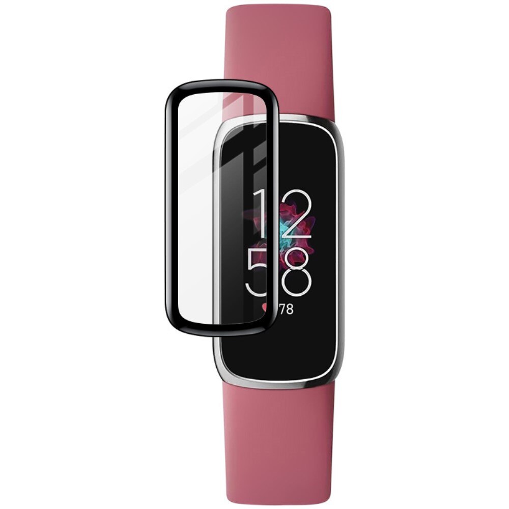 Protecteur d'écran plexiglas Fitbit Luxe Transparent/Noir