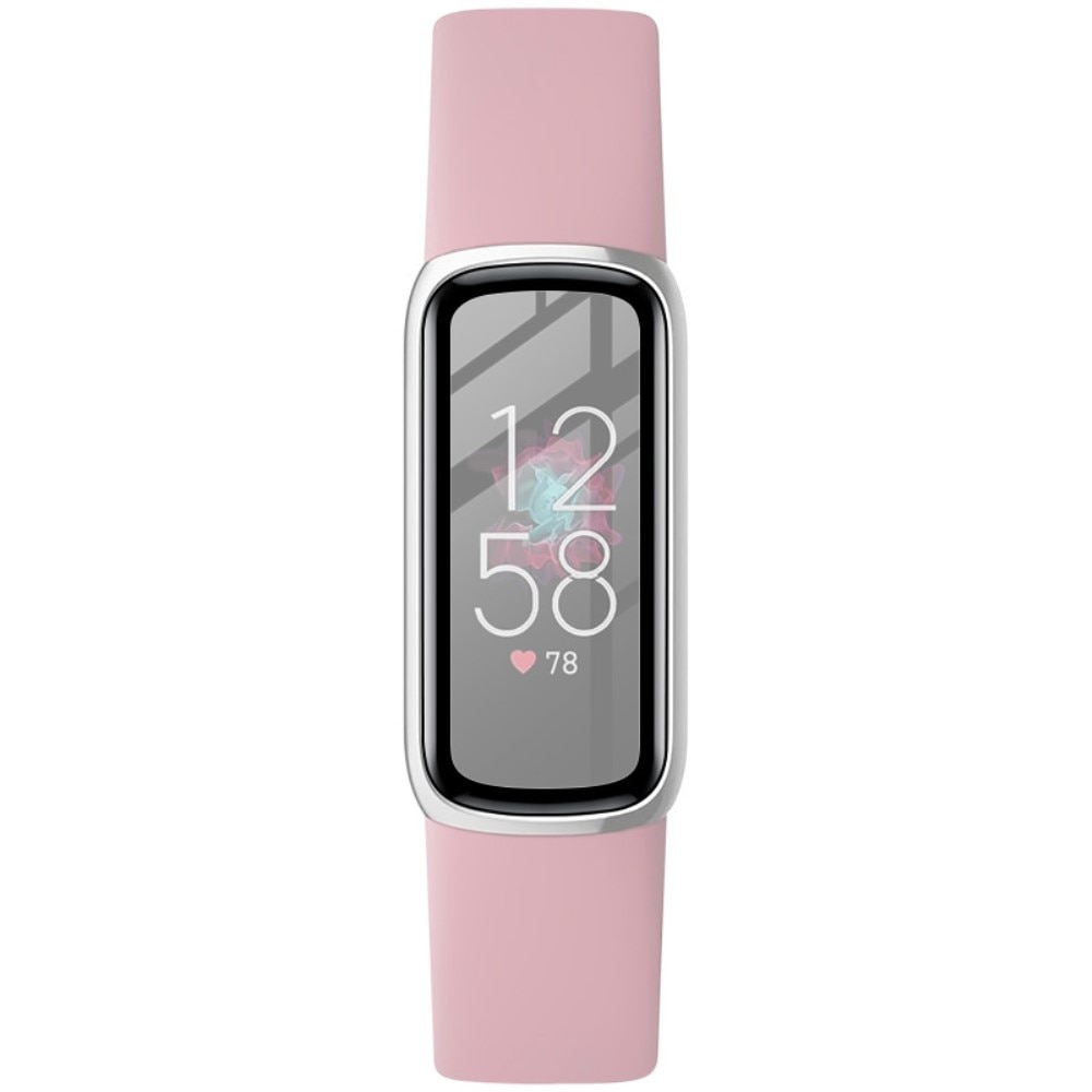 Protecteur d'écran plexiglas Fitbit Luxe Transparent/Noir