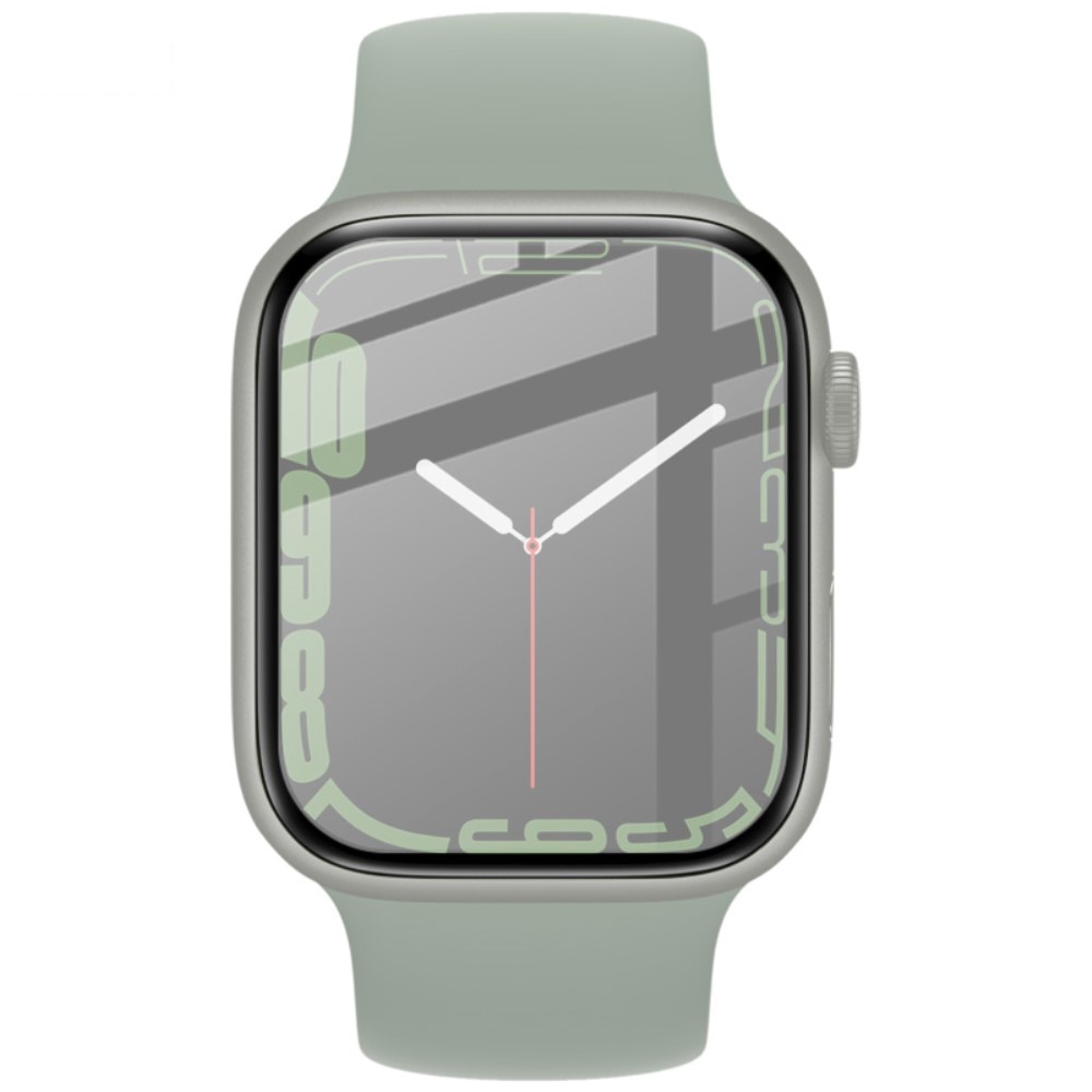 Protecteur d'écran plexiglas Apple Watch 45mm Series 8 Transparent/Noir