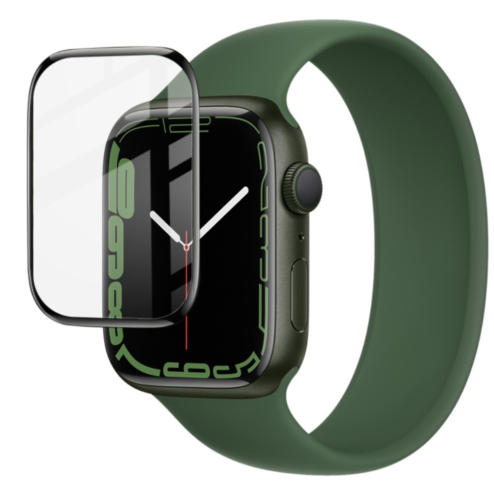 Protecteur d'écran plexiglas Apple Watch 41mm Series 8 Transparent/Noir
