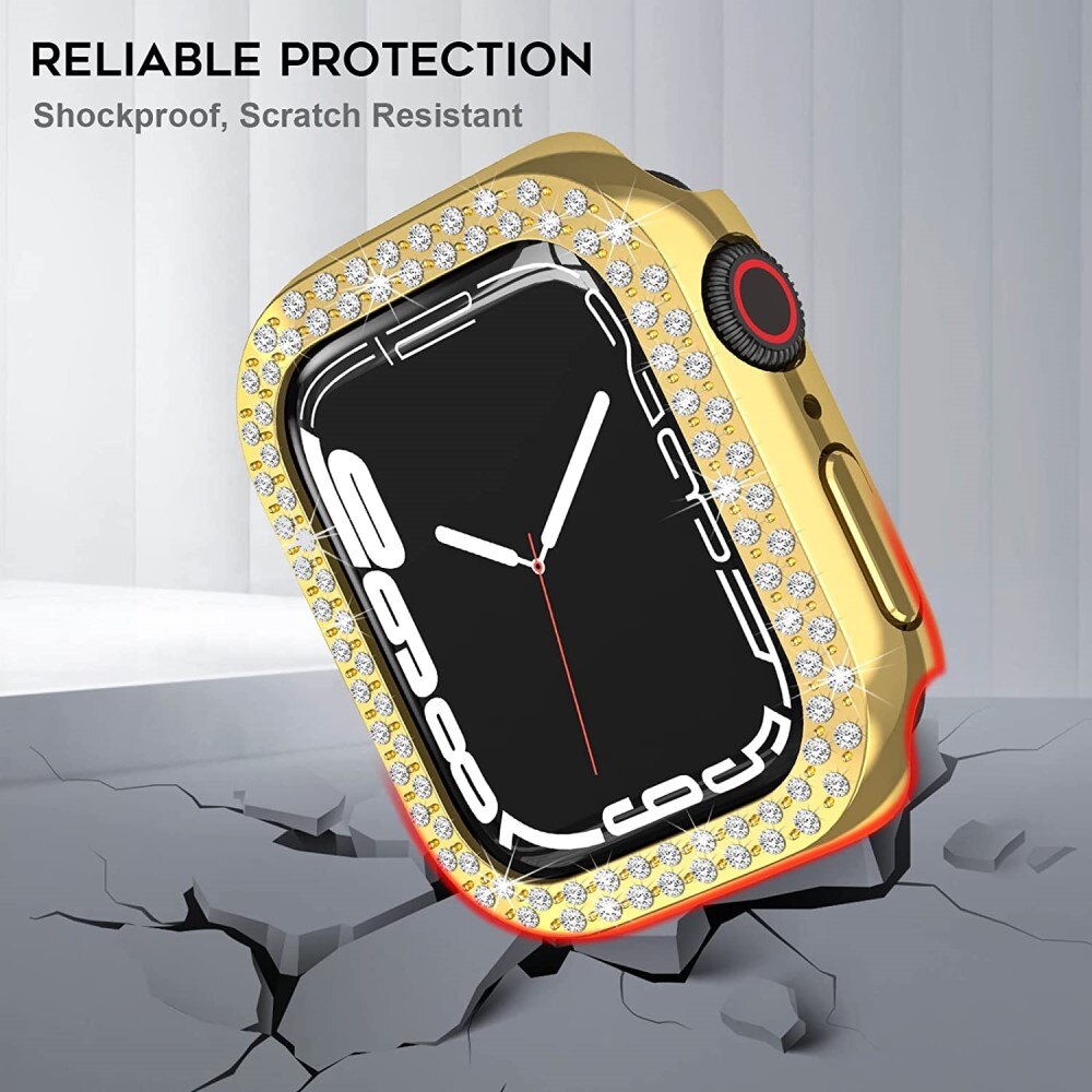 Coque Rhinestone Apple Watch 41mm Series 7, or