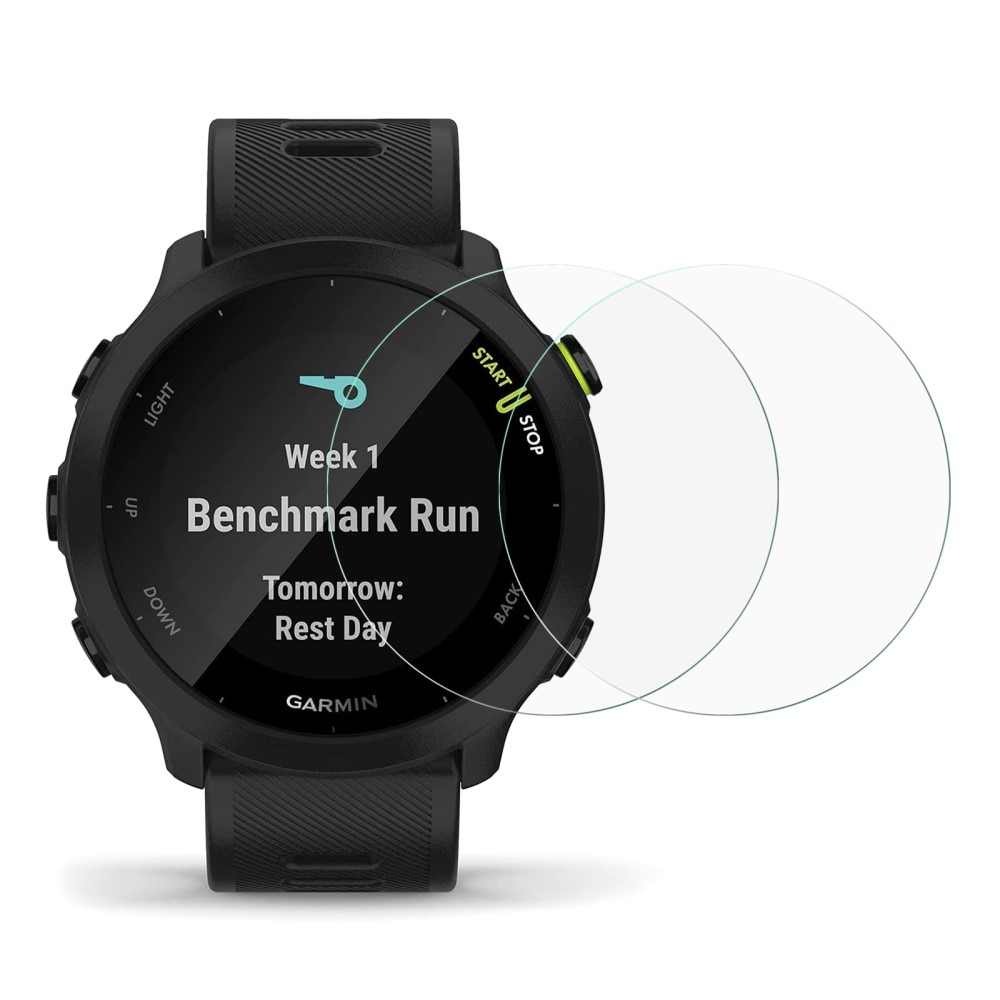 Protecteur d'écran Verre trempé 0.3mm (2 pièces) Garmin Forerunner 55