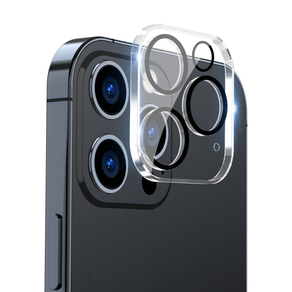 Protecteur d'objectif aluminium verre trempé iPhone 13 Pro/13 Pro Max Transparent