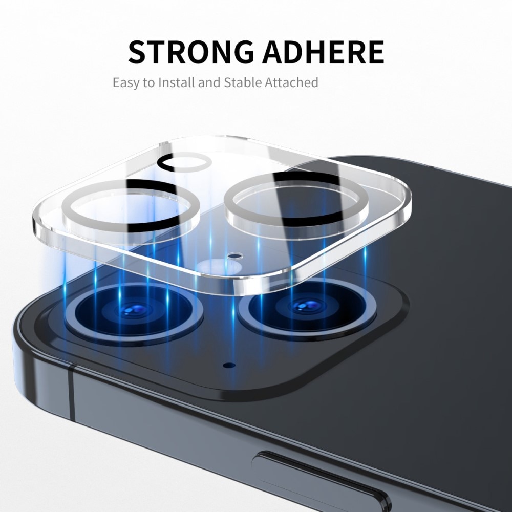 Protecteur d'objectif aluminium verre trempé iPhone 13 Transparent