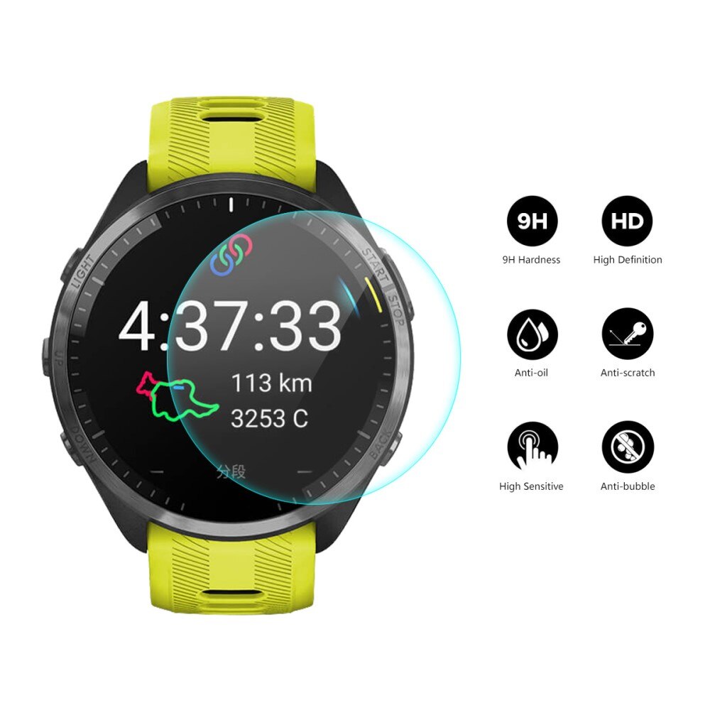 Verre trempé 0.2mm Garmin Forerunner 965