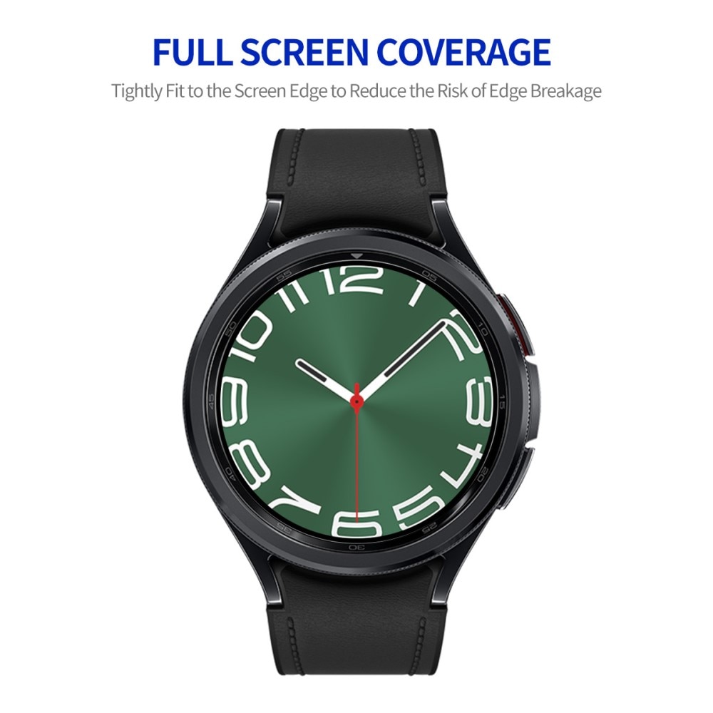 Protecteur d'écran complet verre trempé Samsung Galaxy Watch 6 Classic 47mm