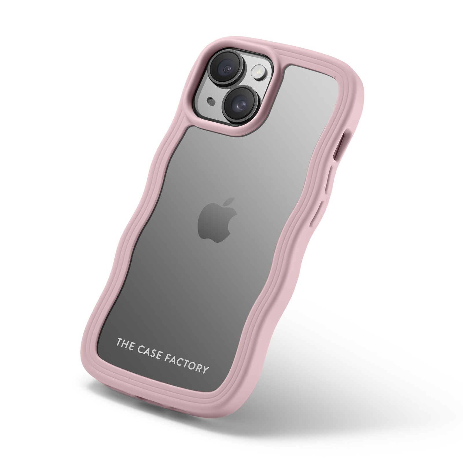 The Wave Case iPhone 15, Rose
