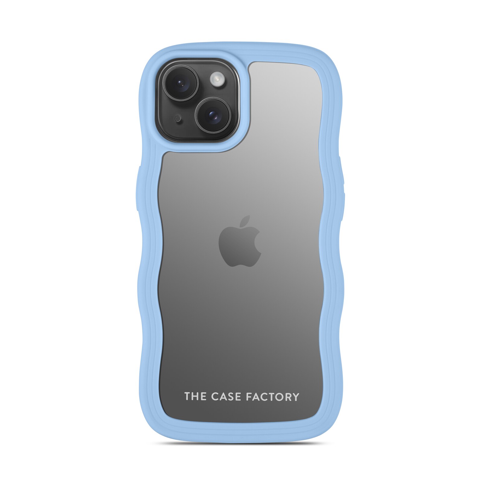 The Wave Case iPhone 15, Bleu