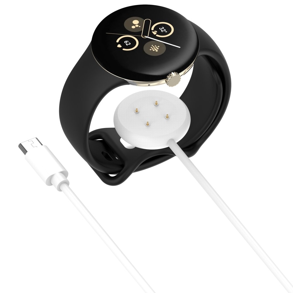 Chargeur Magnétique USB-C pour Google Pixel Watch 2, Blanc