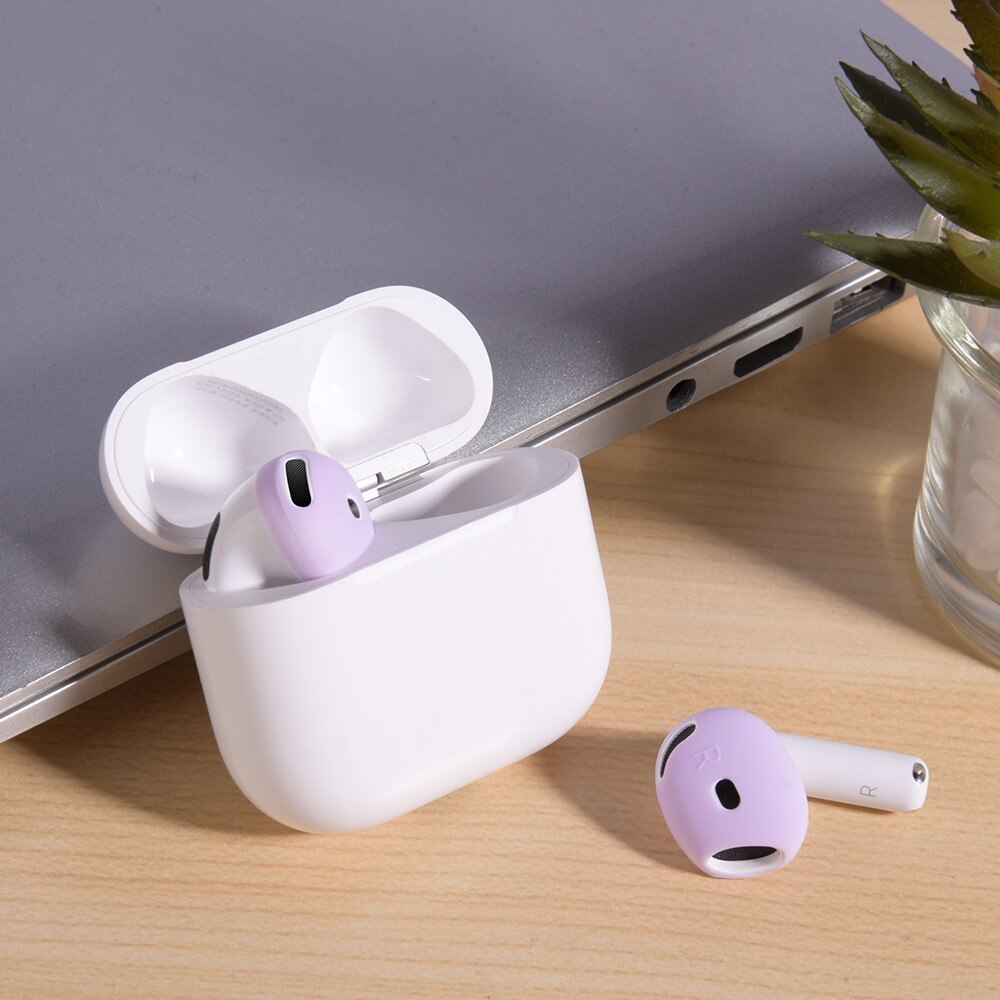 Earpads Silicone Apple AirPods 4, noir