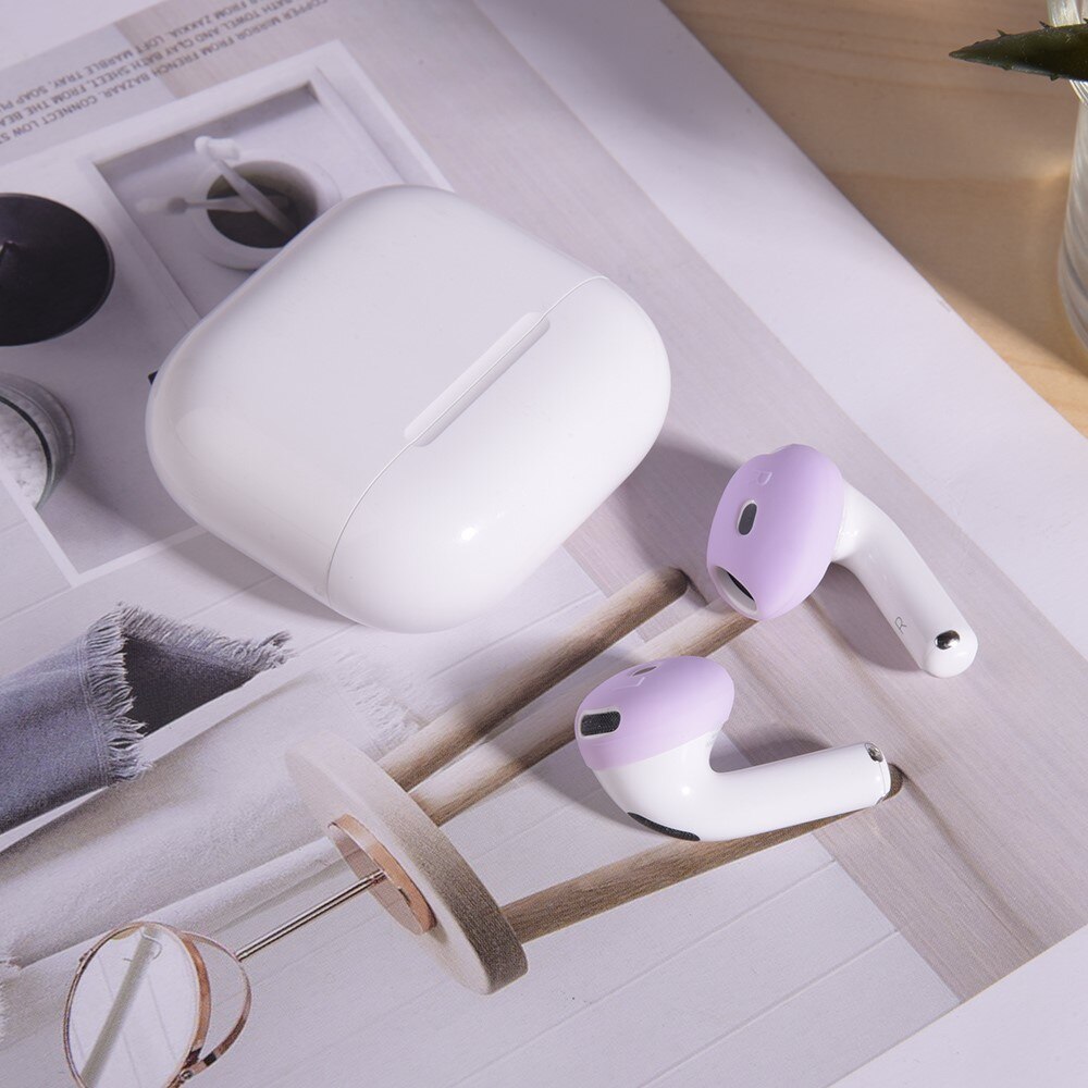 Earpads Silicone Apple AirPods 4, noir