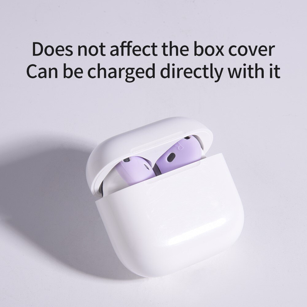 Earpads Silicone Apple AirPods 4, noir