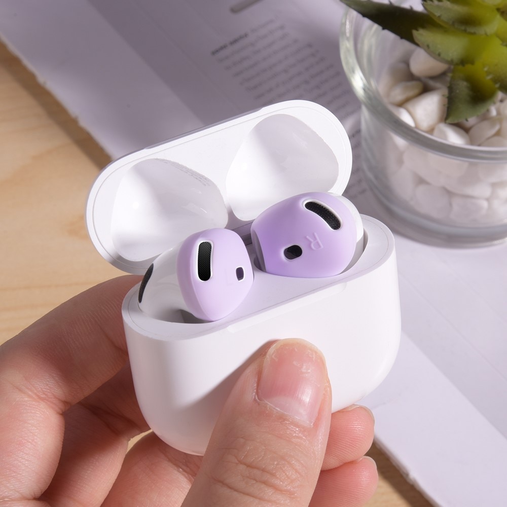 Earpads Silicone Apple AirPods 4, noir
