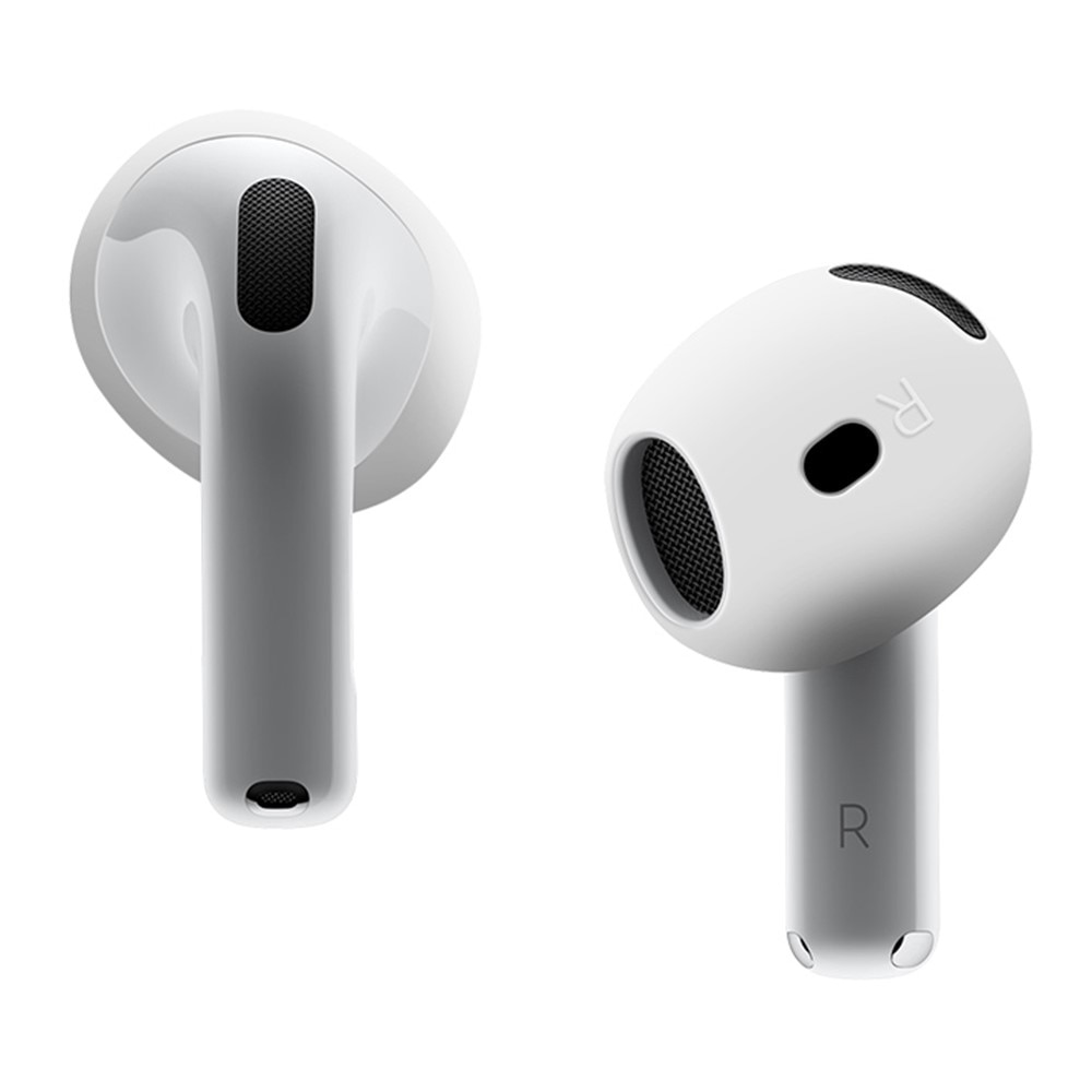 Earpads Silicone Apple AirPods 4, blanc dépoli