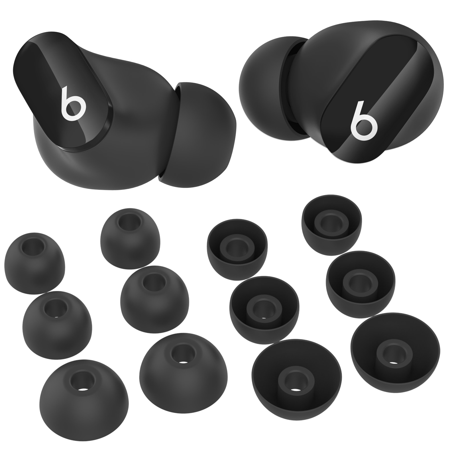 Ear Tips (3-pack) Beats Studio Buds Plus, Noir