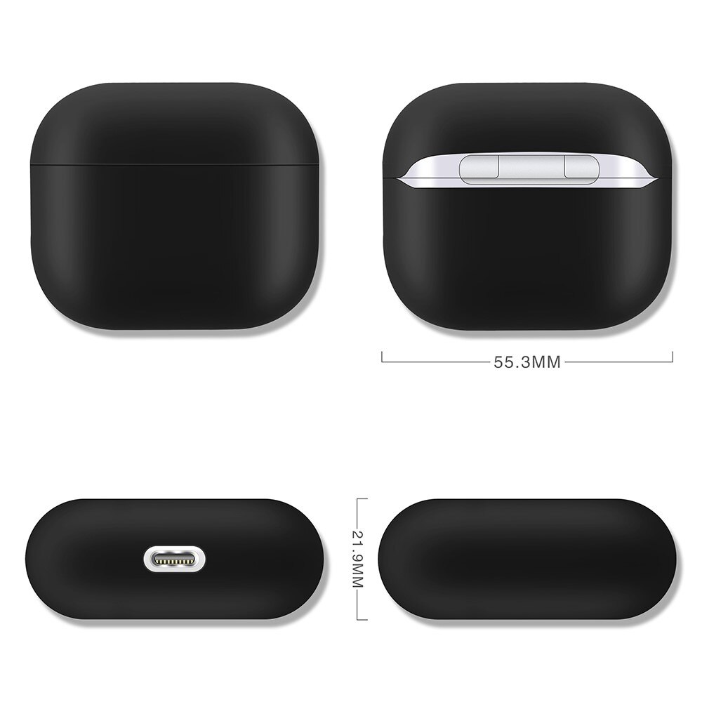 Coque en silicone AirPods 3 Noir