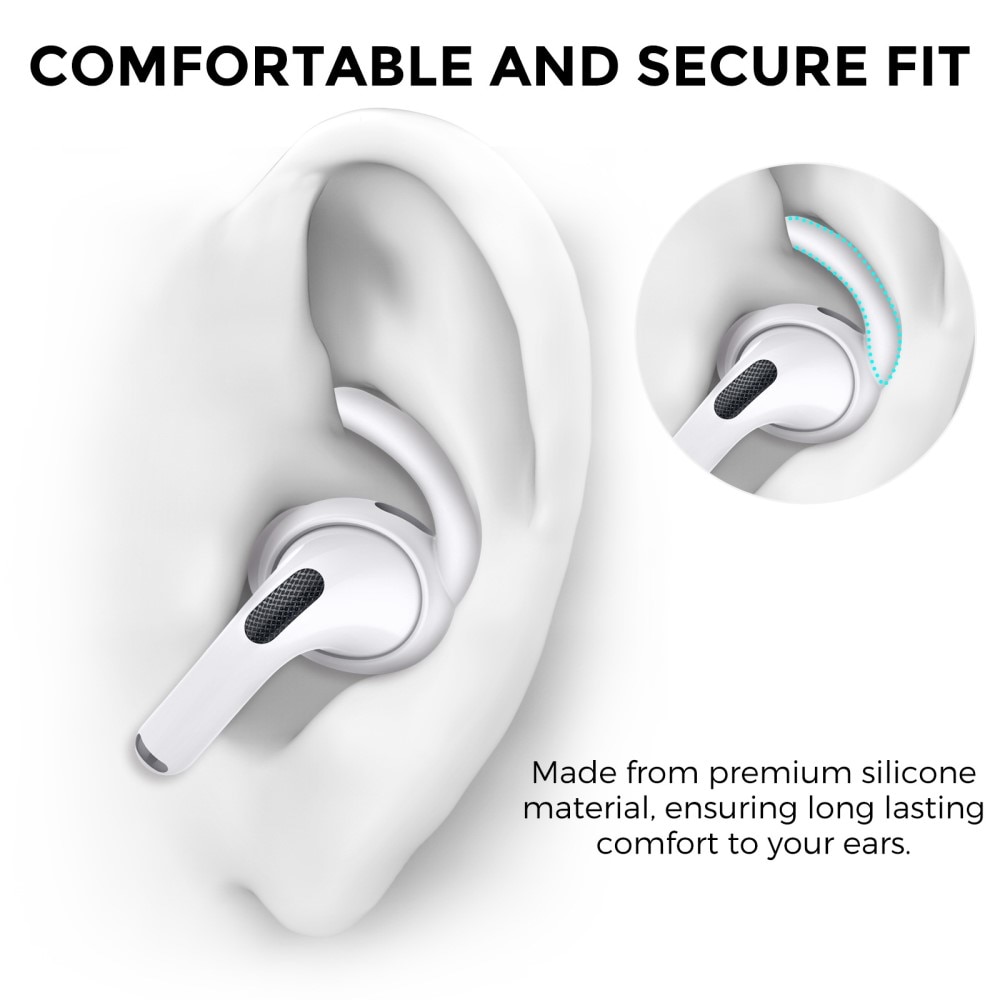 Sport Earhooks AirPods Pro 2, blanc