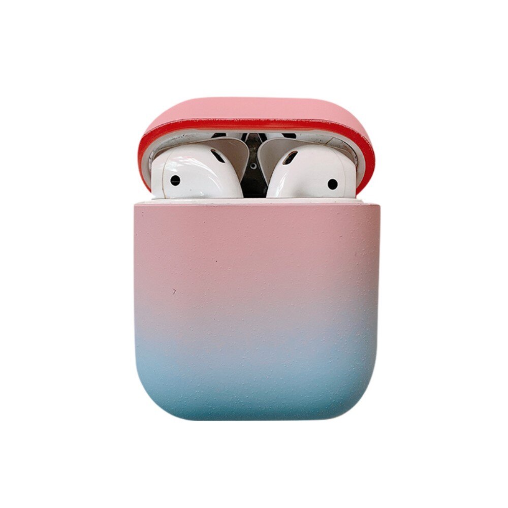 Coque Ombre Apple AirPods, rose/bleu