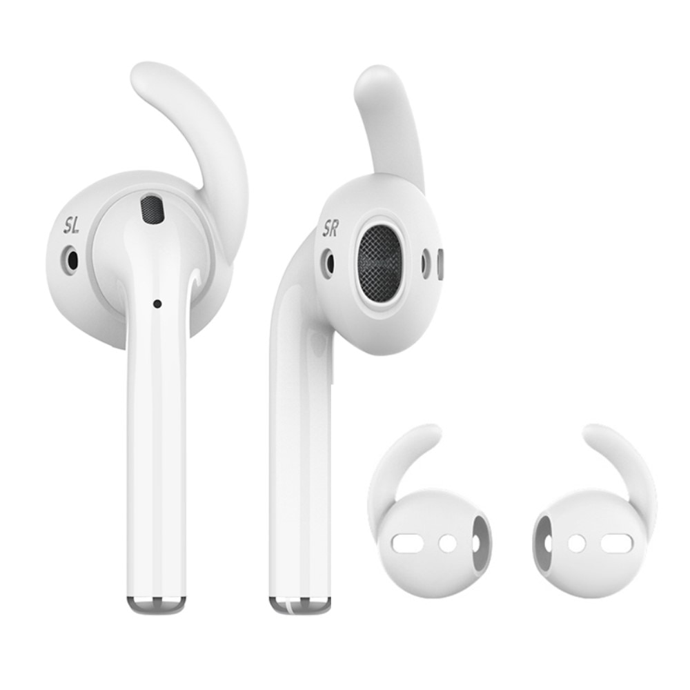 Sport Earhooks Apple AirPods, blanc (Small)