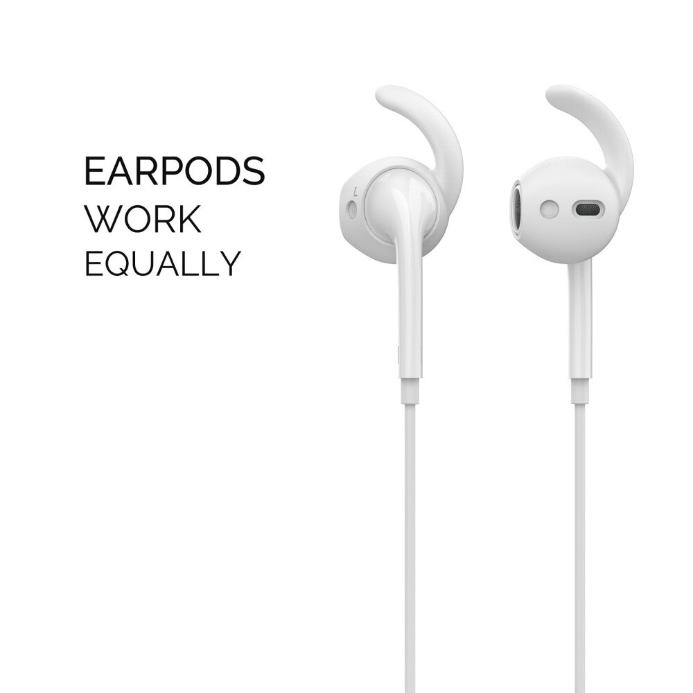 Sport Earhooks Apple AirPods, blanc (Large)