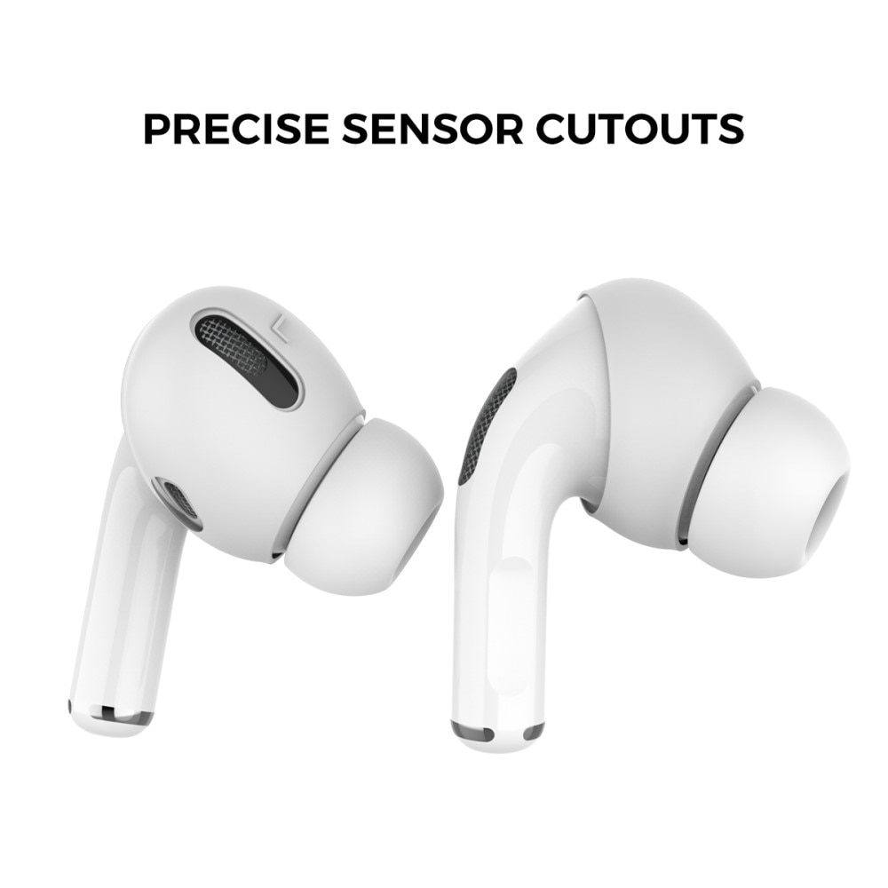 Earpads Silicone AirPods Pro, (3 pièces) blanc