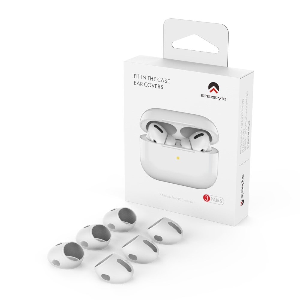 Earpads Silicone AirPods Pro, (3 pièces) blanc