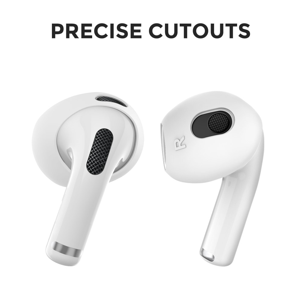 Earpads Silicone AirPods 3, (3 pièces) blanc