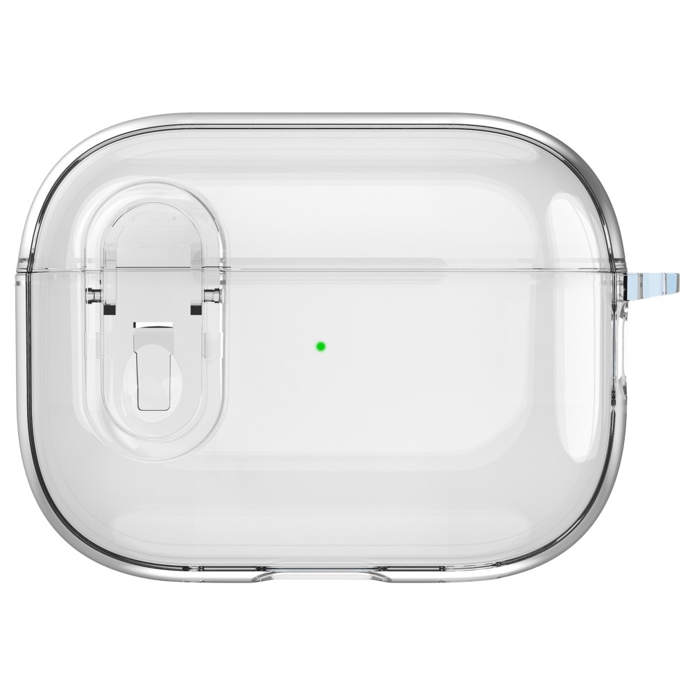 Coque avec mousqueton et verrou AirPods Pro 2 transparent