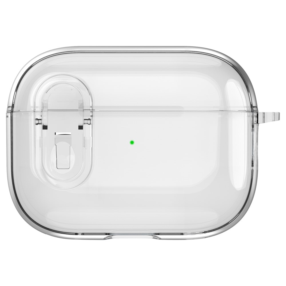 Coque avec mousqueton et verrou AirPods Pro transparent