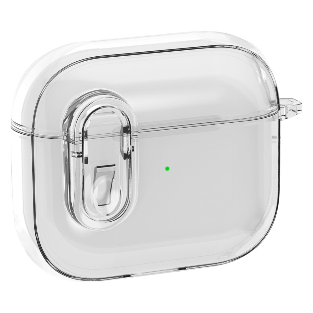 Coque avec mousqueton et verrou AirPods 3, transparent