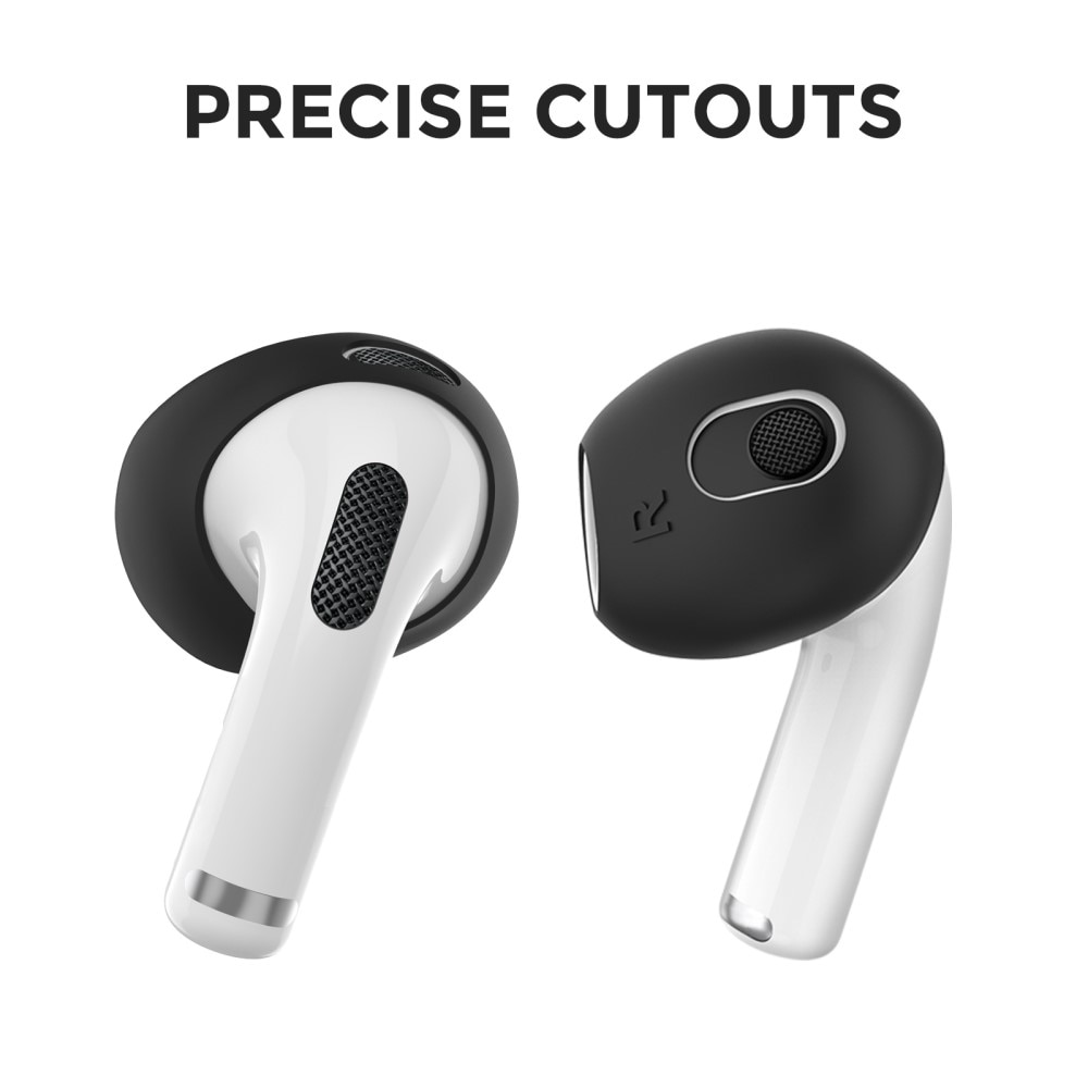 Earpads Silicone Apple AirPods 3, noir