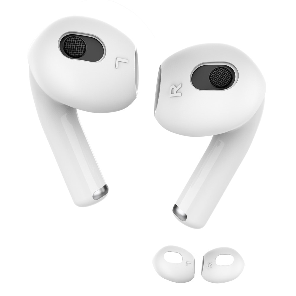 Earpads Silicone Apple AirPods 3, blanc