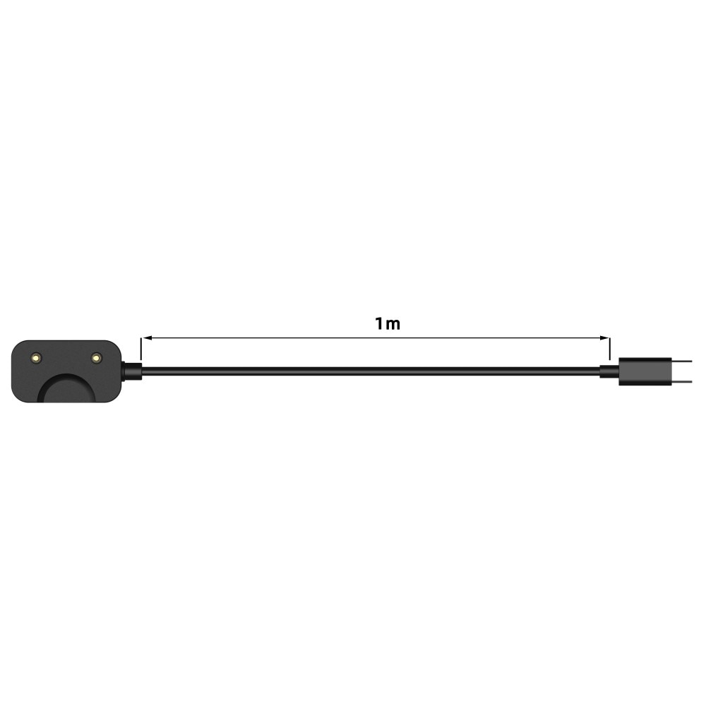 Câble de chargement USB-C 1m pour Garmin Enduro 3, noir