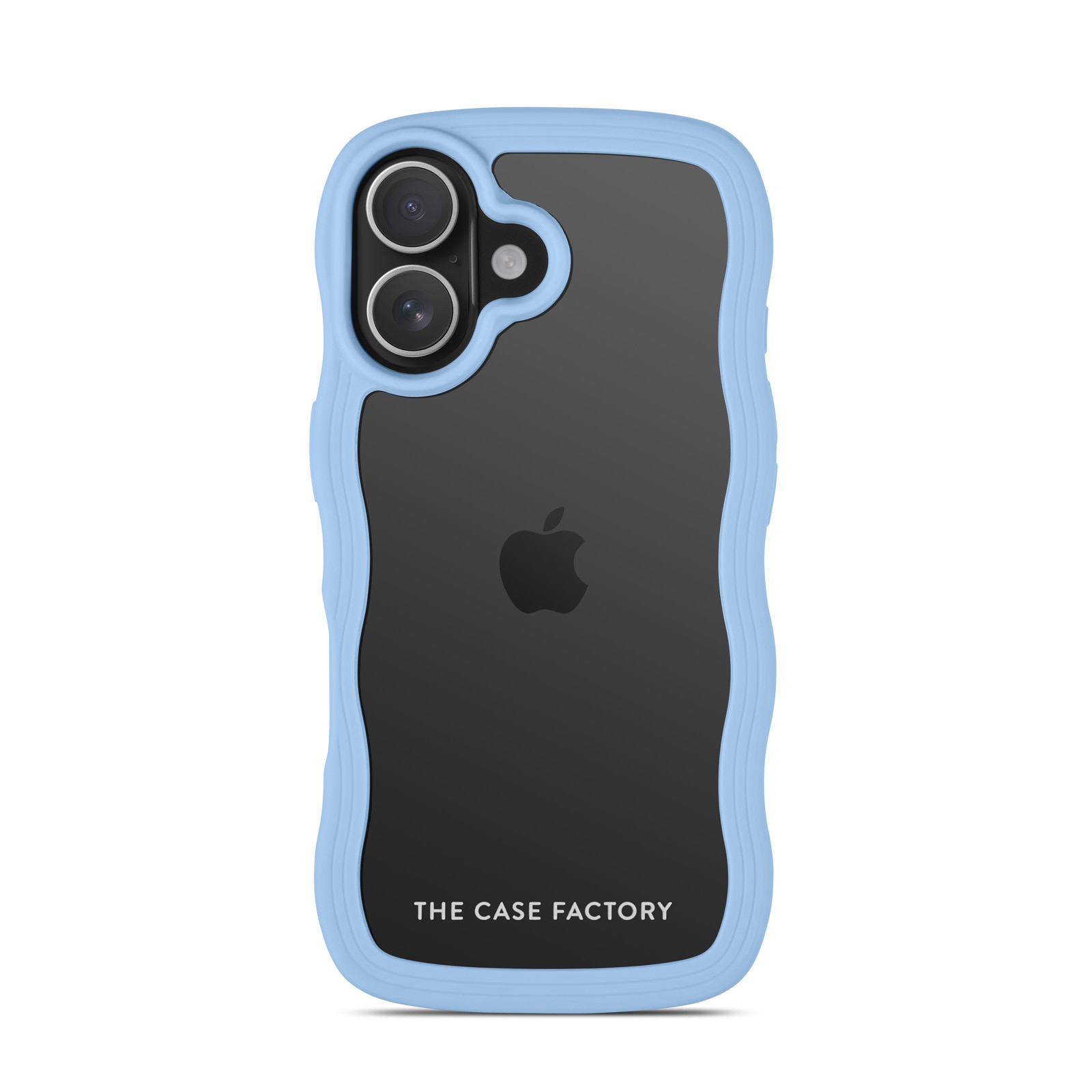 The Wave Case iPhone 16, Bleu